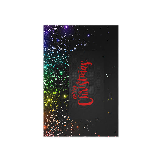 Merry Christmas Rainbow Sparkle Postcards