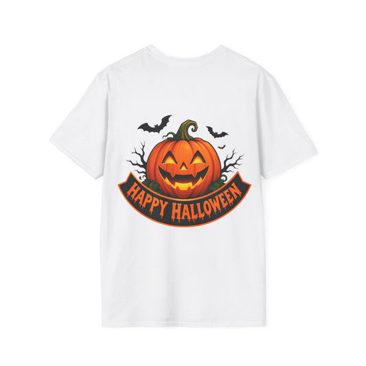 Halloween Pumpkin T-Shirt — 'Treat or Trick' Jack-o'-Lantern Design
