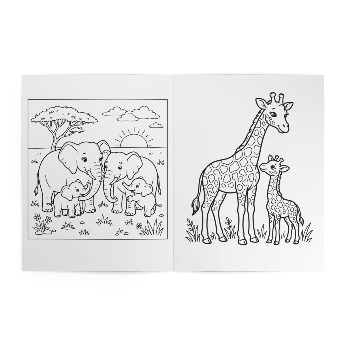 Safari Coloring Book