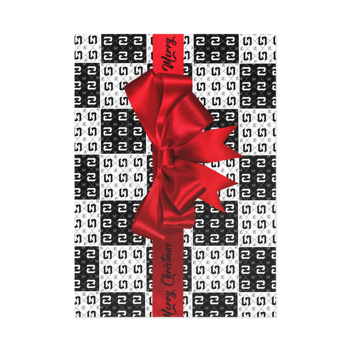 Christmas Red Bow Postcard
