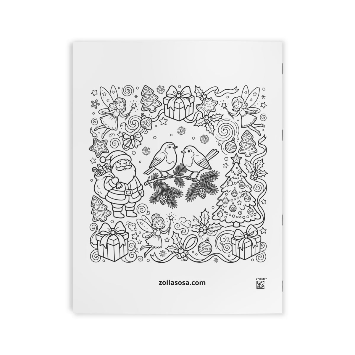 Christmas Colouring Book — Festive Holiday Coloring Book for Kids & Adults