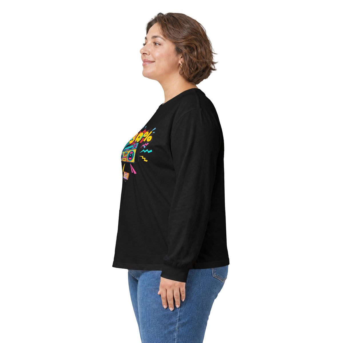 Copy of 80's Made Me Long Sleeve Tee — Retro Cassette Nostalgia Shirt