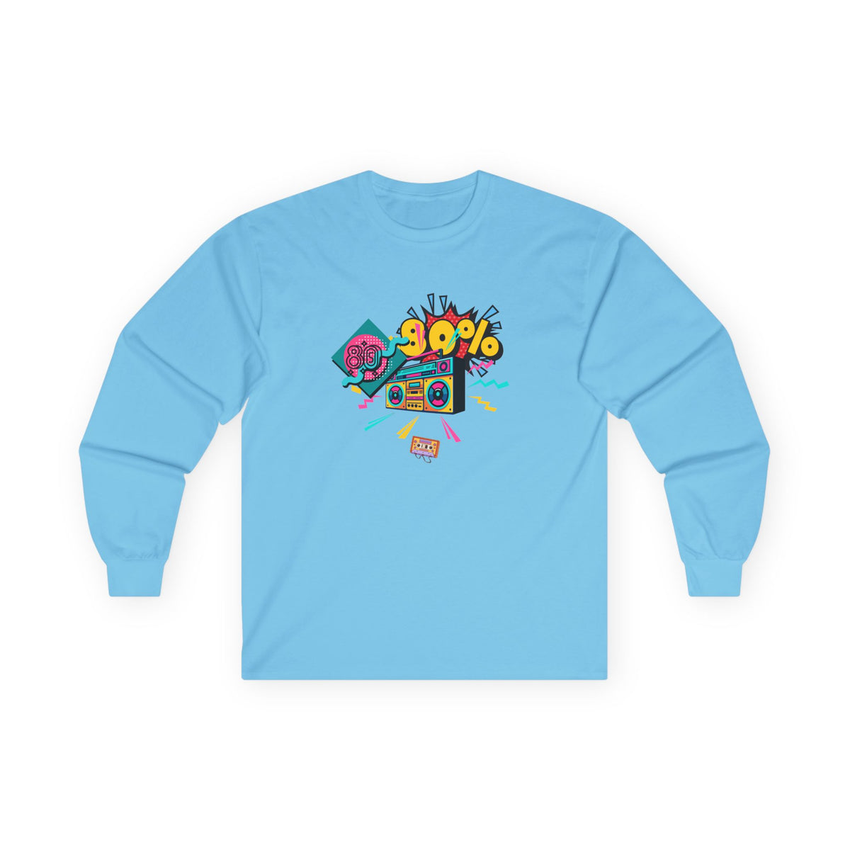 Copy of 80's Made Me Long Sleeve Tee — Retro Cassette Nostalgia Shirt