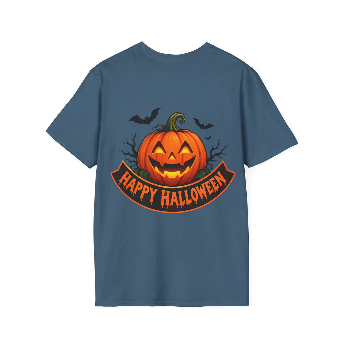 Halloween Pumpkin T-Shirt — 'Treat or Trick' Jack-o'-Lantern Design