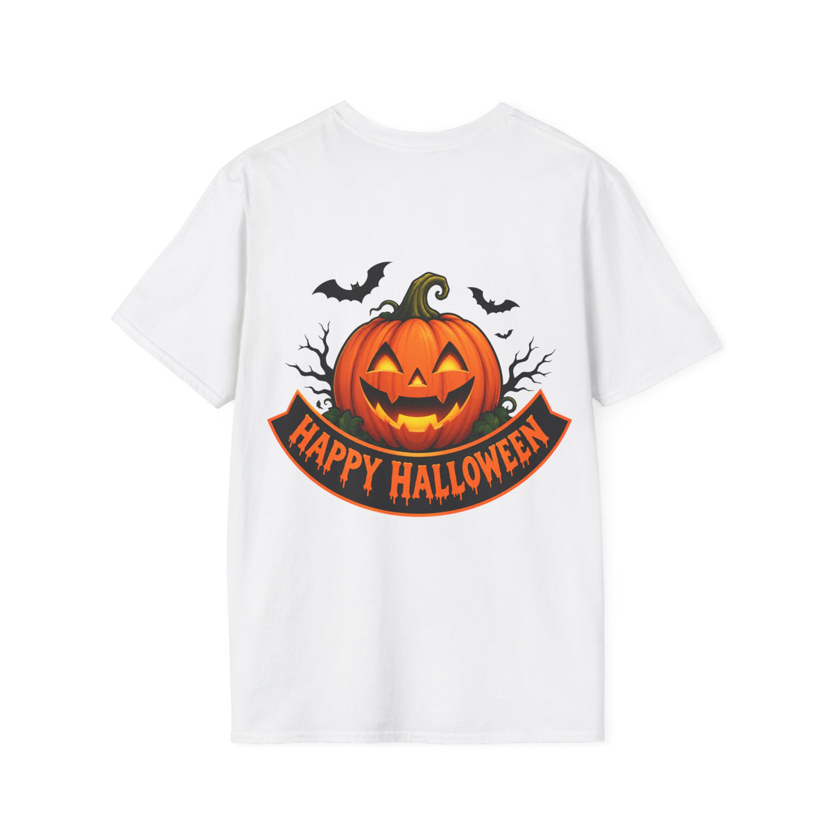 Halloween Pumpkin T-Shirt — 'Treat or Trick' Jack-o'-Lantern Design