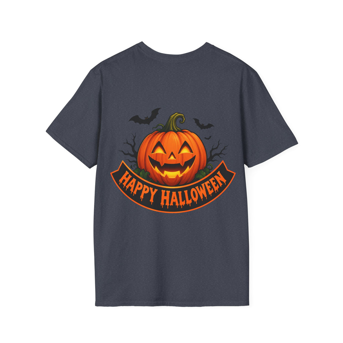 Halloween Pumpkin T-Shirt — 'Treat or Trick' Jack-o'-Lantern Design