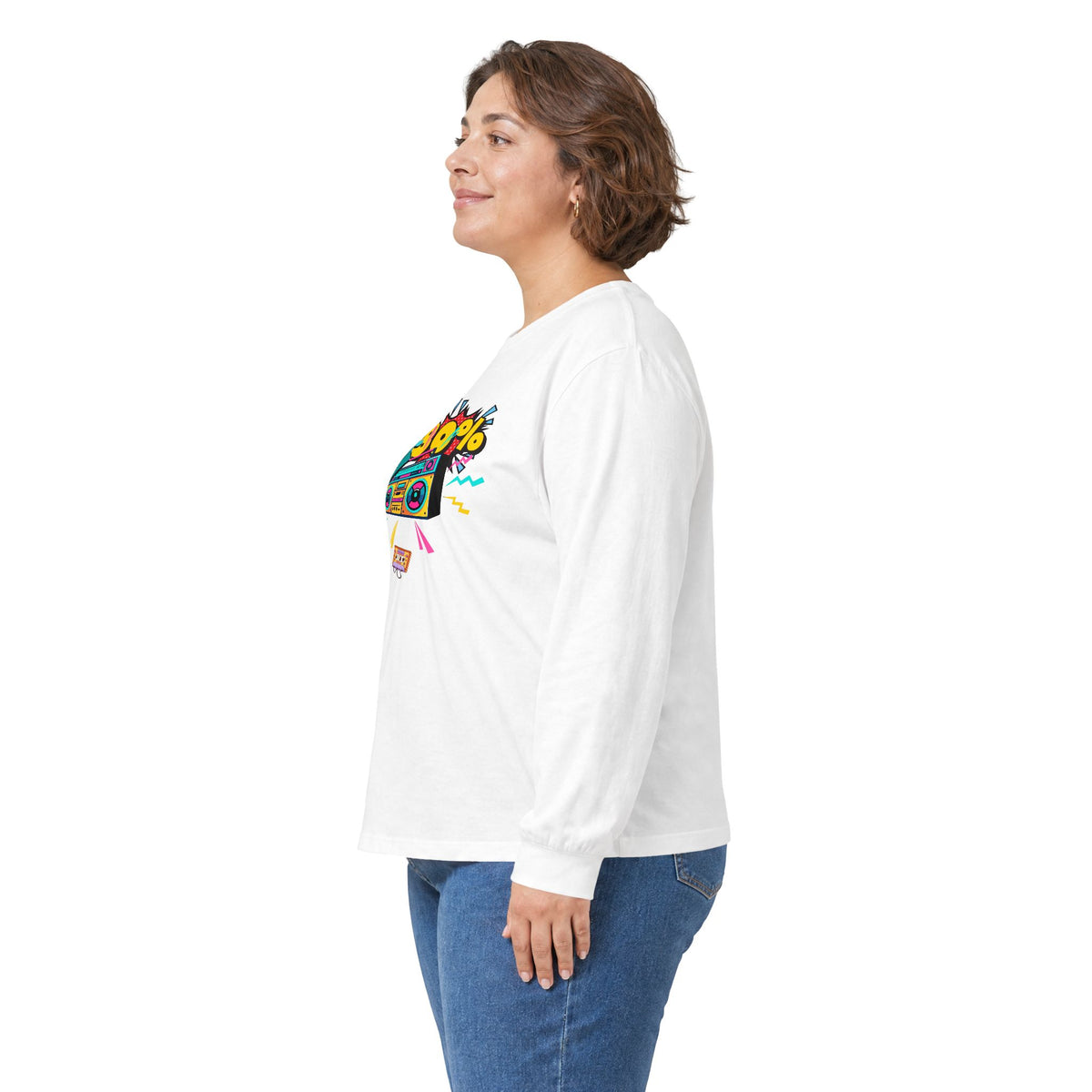 Copy of 80's Made Me Long Sleeve Tee — Retro Cassette Nostalgia Shirt