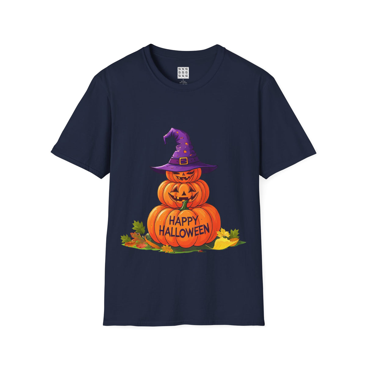 Happy Halloween Pumpkin T-Shirt — Halloween Jack-O'-Lantern Graphic Tee