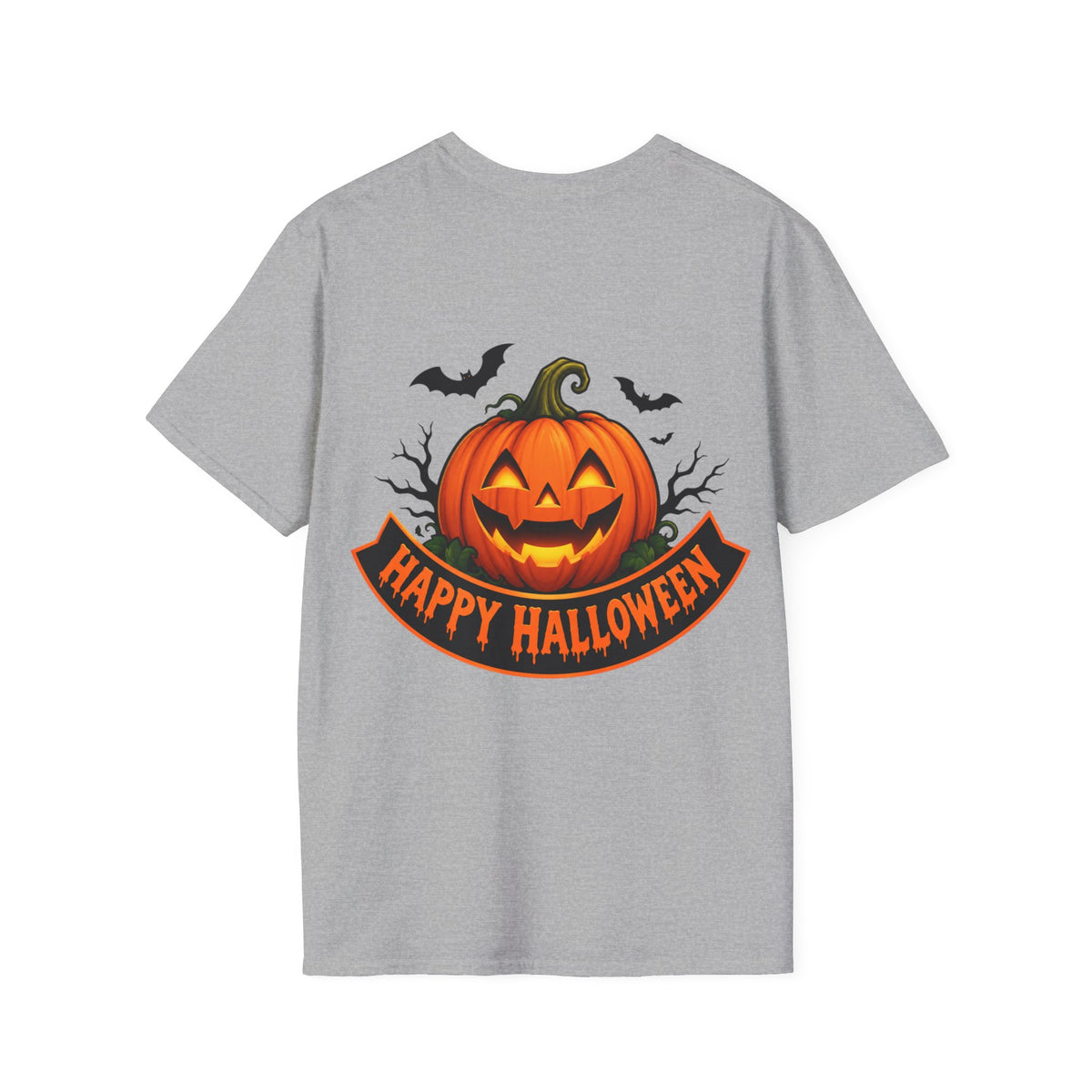 Halloween Pumpkin T-Shirt — 'Treat or Trick' Jack-o'-Lantern Design