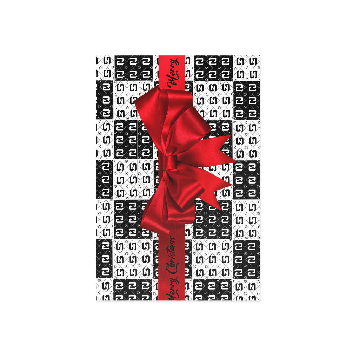 Christmas Red Bow Postcard