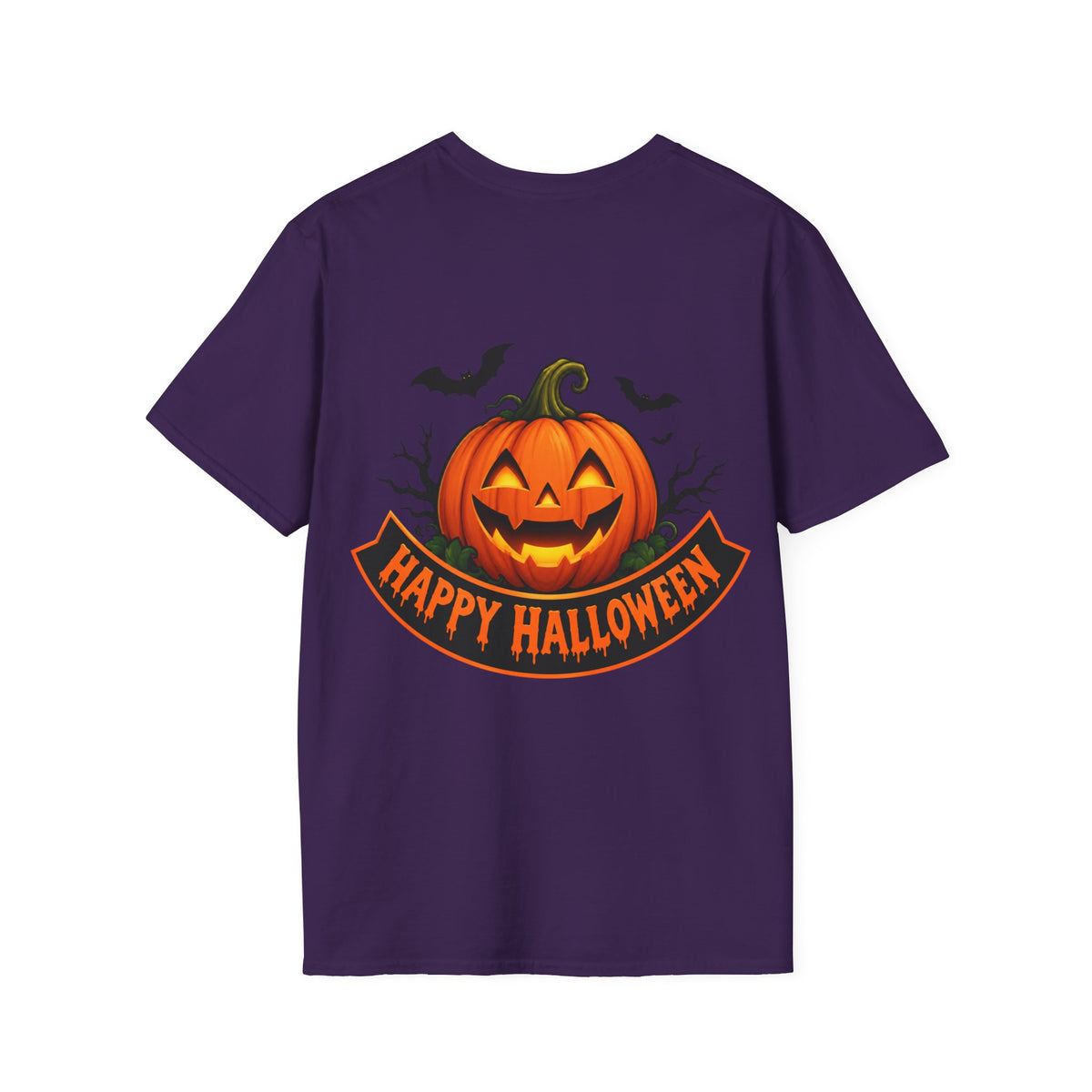 Halloween Pumpkin T-Shirt — 'Treat or Trick' Jack-o'-Lantern Design
