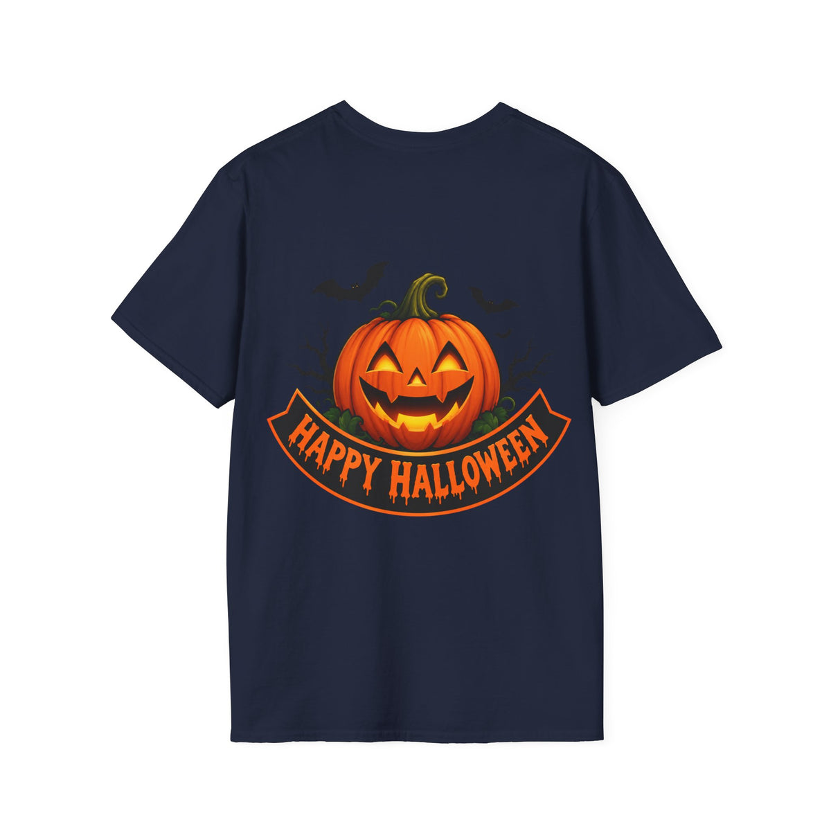 Halloween Pumpkin T-Shirt — 'Treat or Trick' Jack-o'-Lantern Design