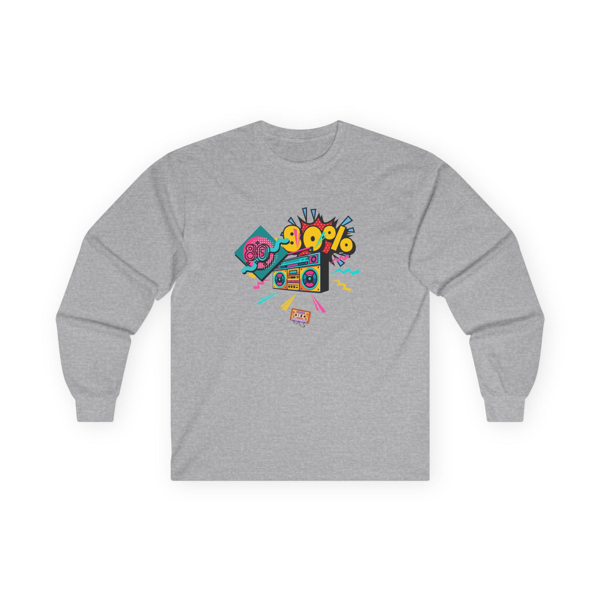Copy of 80's Made Me Long Sleeve Tee — Retro Cassette Nostalgia Shirt
