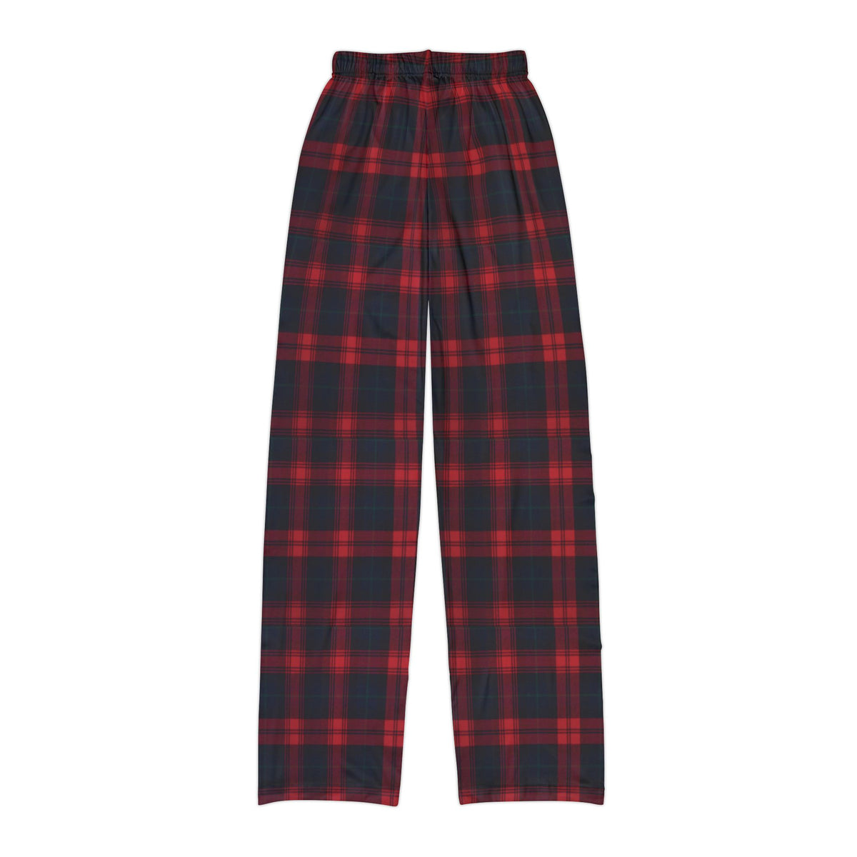 Kids Lounge Pants - Red & Black Plaid Cozy Pajama Bottoms