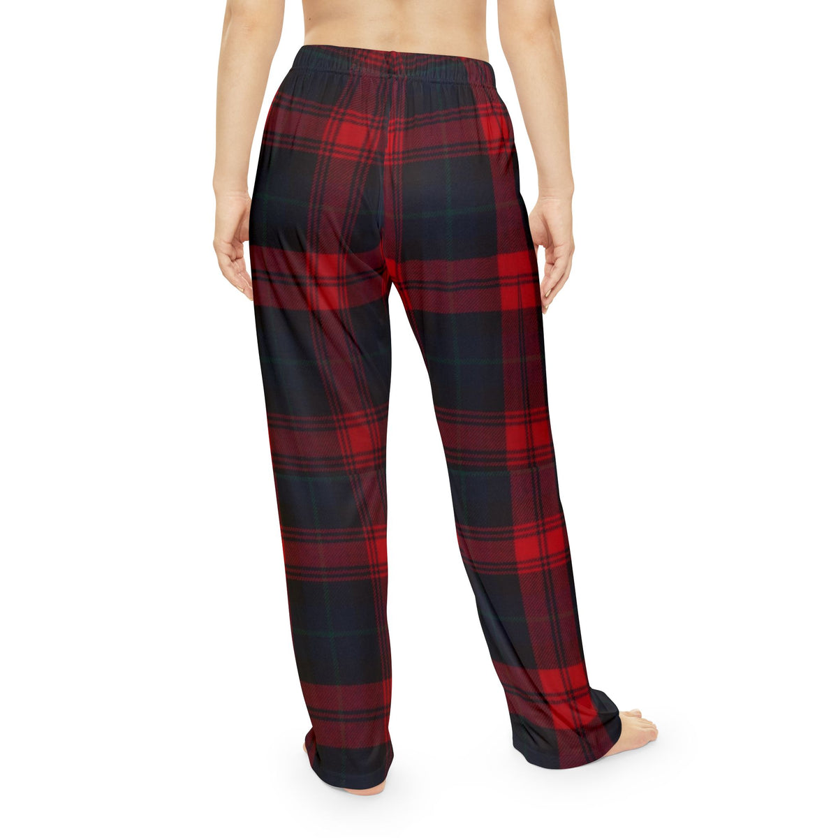 Red Tartan Plaid Women's Pajama Pants — Cozy Lounge Sleepwear
