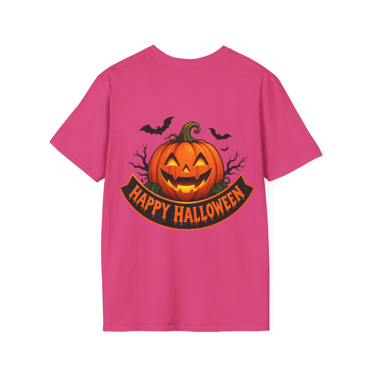 Halloween Pumpkin T-Shirt — 'Treat or Trick' Jack-o'-Lantern Design