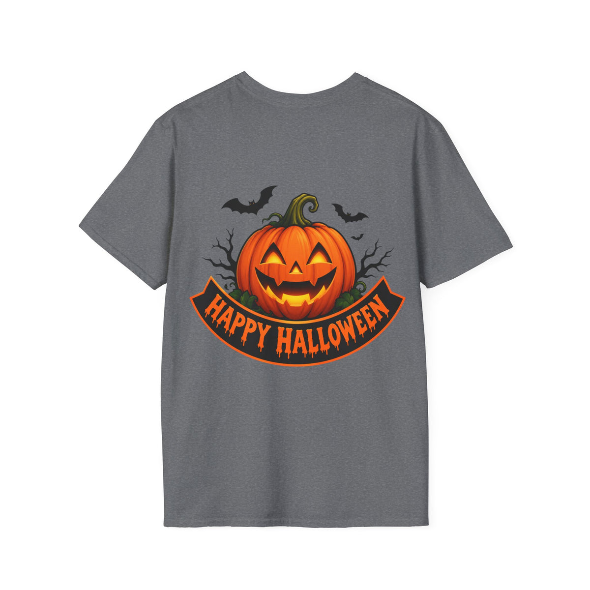 Halloween Pumpkin T-Shirt — 'Treat or Trick' Jack-o'-Lantern Design