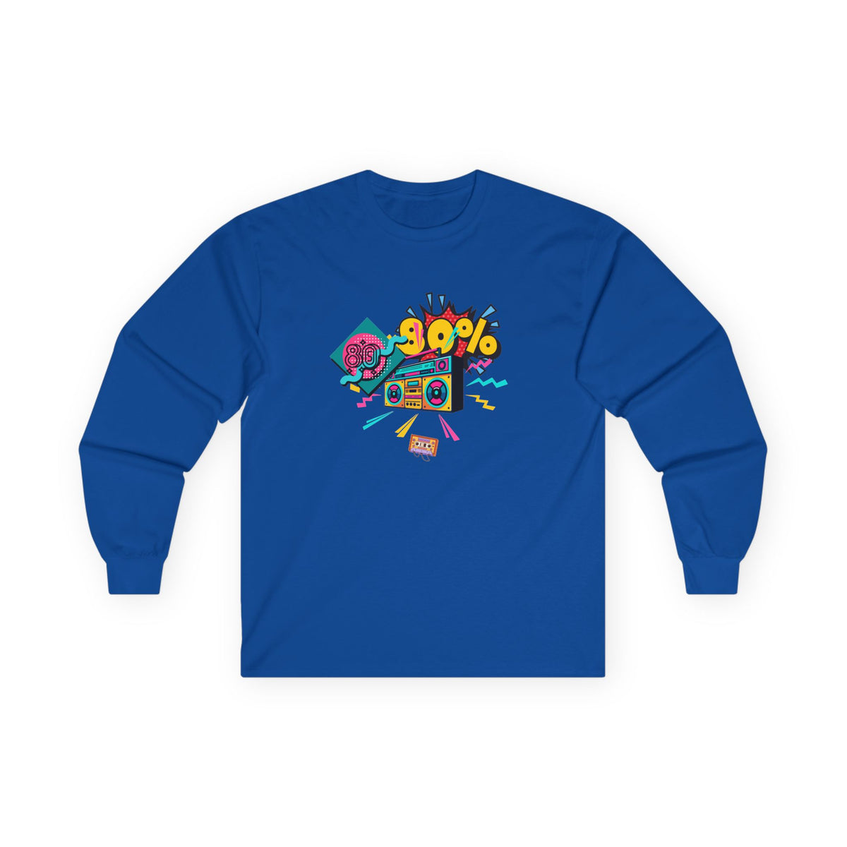 Copy of 80's Made Me Long Sleeve Tee — Retro Cassette Nostalgia Shirt