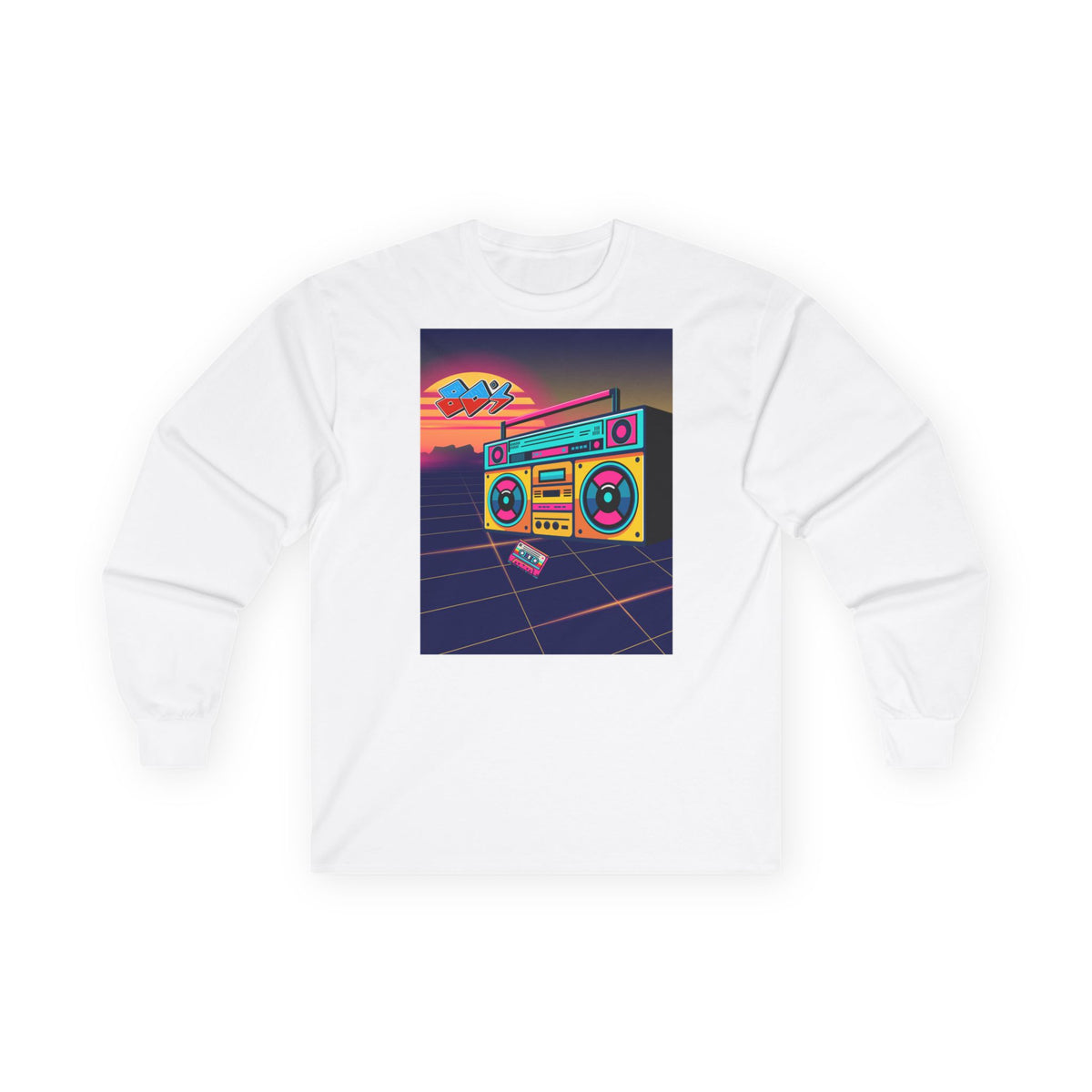 Copy of Copy of 80's Made Me Long Sleeve Tee — Retro Cassette Nostalgia Shirt