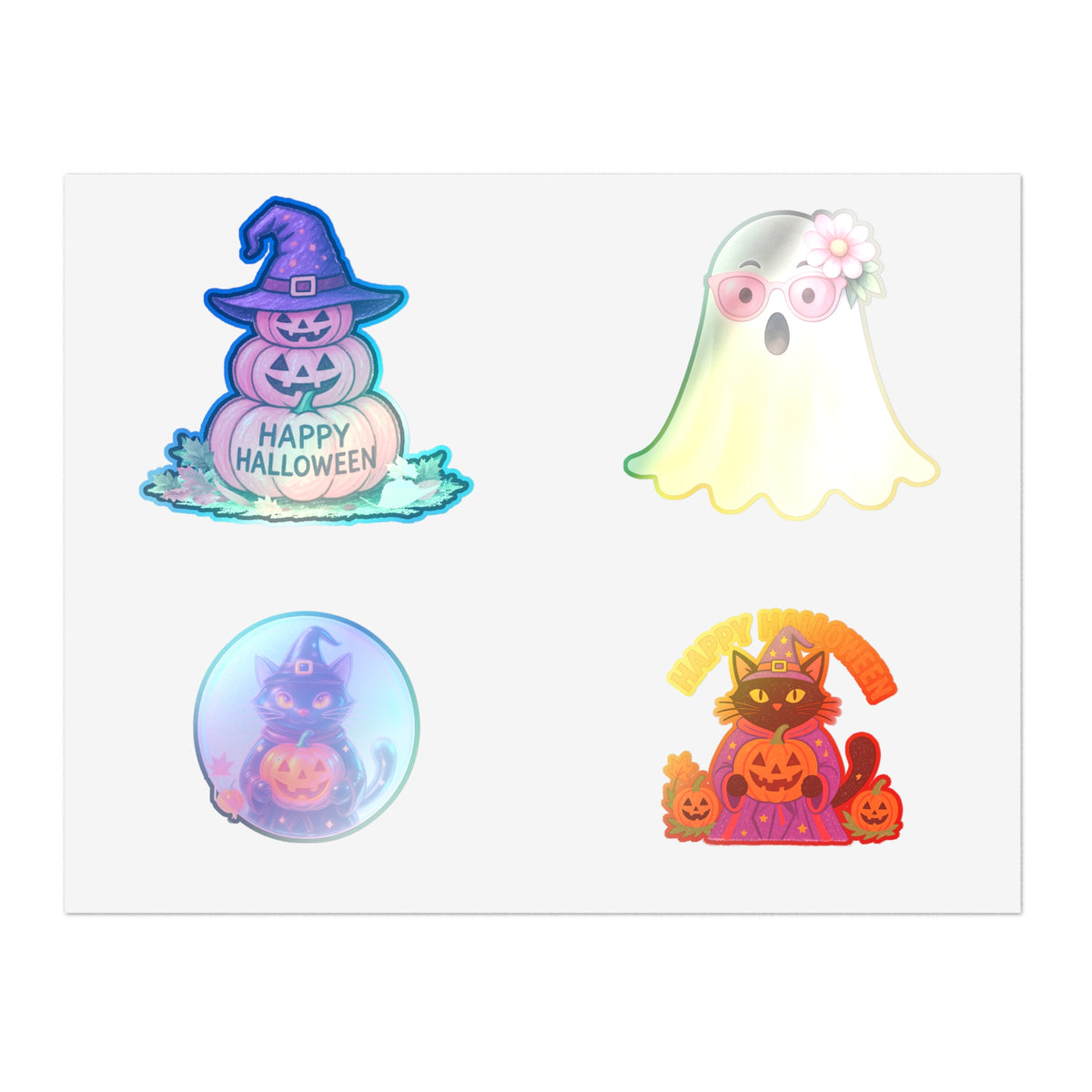 Halloween Sticker Sheet Bundle, 5pcs