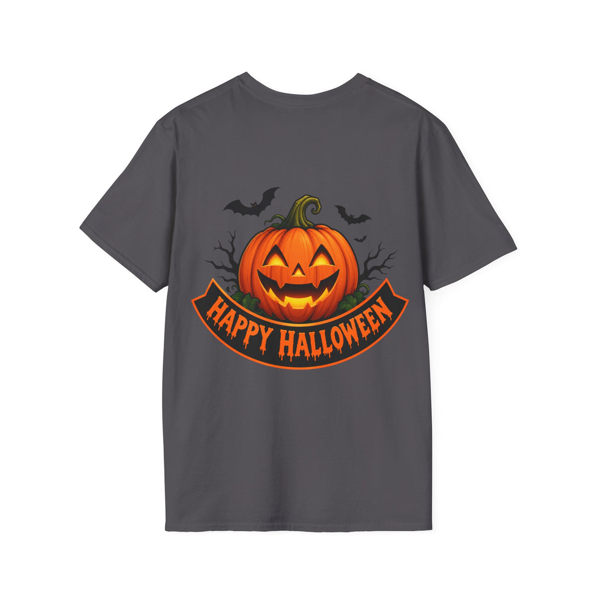 Halloween Pumpkin T-Shirt — 'Treat or Trick' Jack-o'-Lantern Design