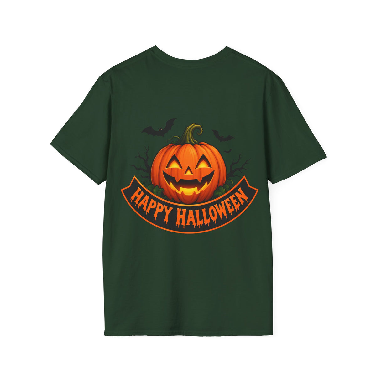 Halloween Pumpkin T-Shirt — 'Treat or Trick' Jack-o'-Lantern Design