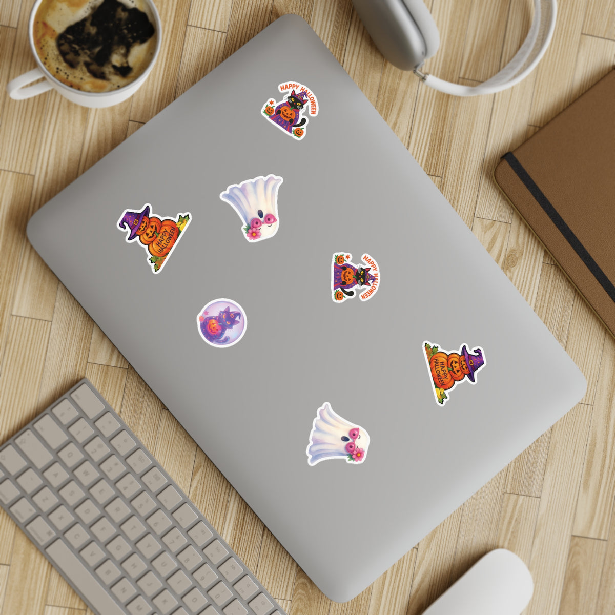 Halloween Sticker Sheet Bundle, 5pcs