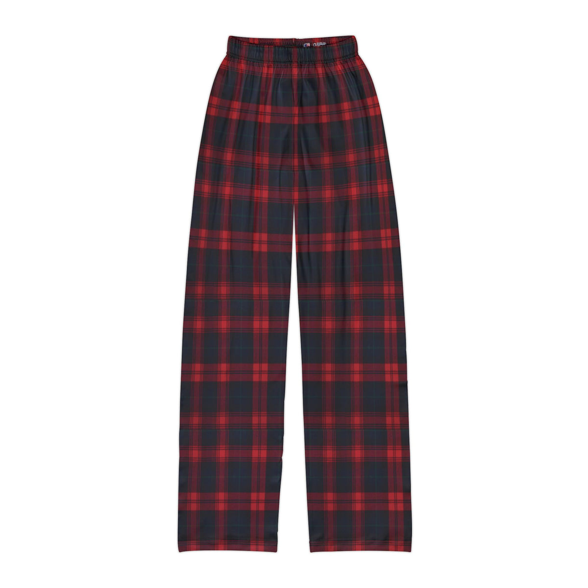 Kids Lounge Pants - Red & Black Plaid Cozy Pajama Bottoms