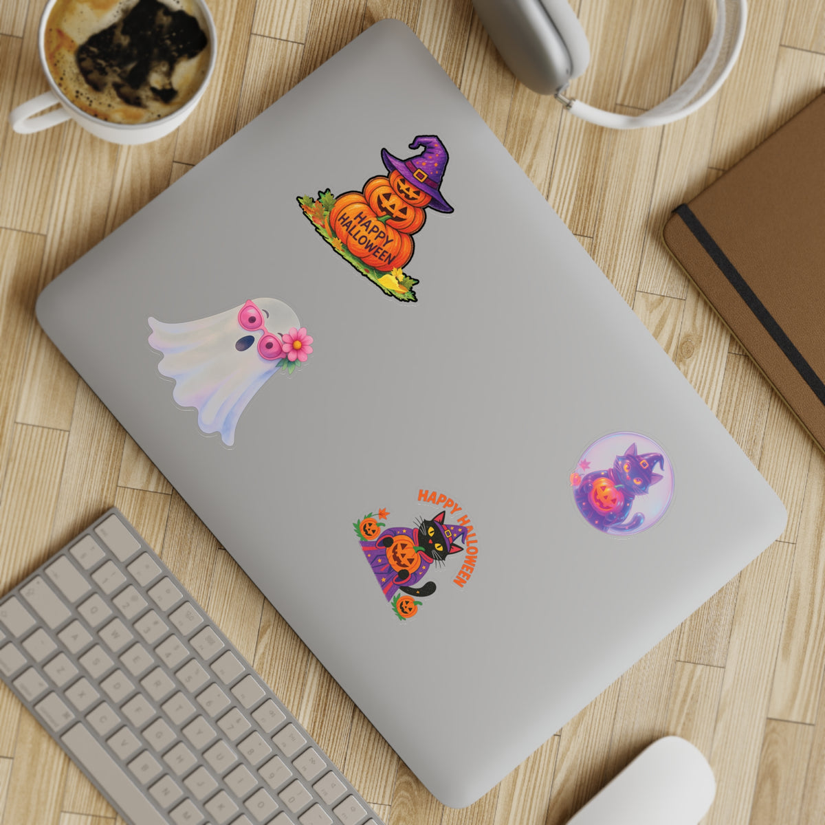 Halloween Sticker Sheet Bundle, 5pcs