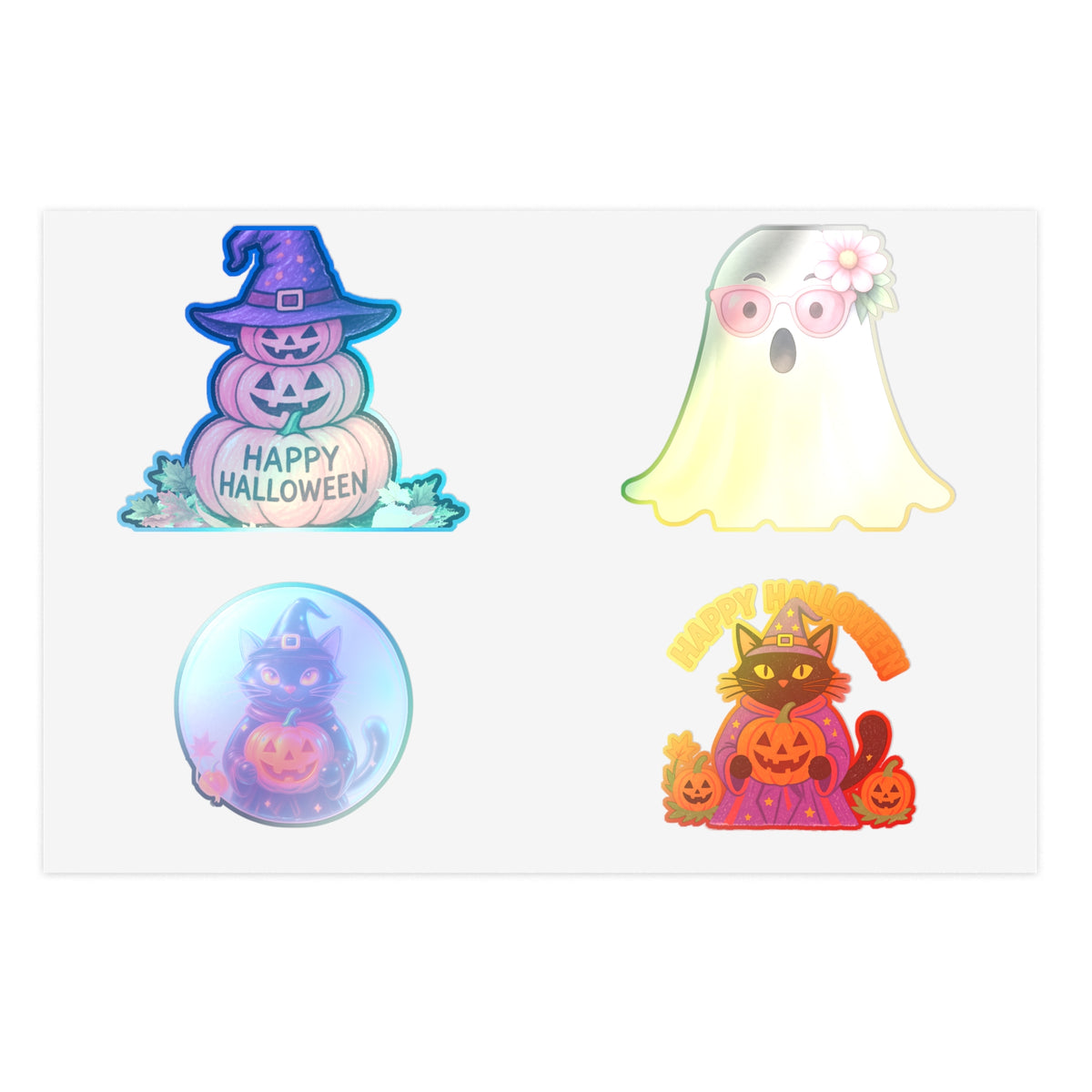 Halloween Sticker Sheet Bundle, 5pcs
