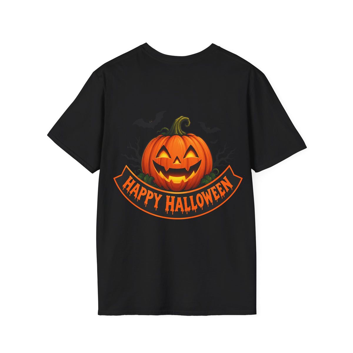 Halloween Pumpkin T-Shirt — 'Treat or Trick' Jack-o'-Lantern Design
