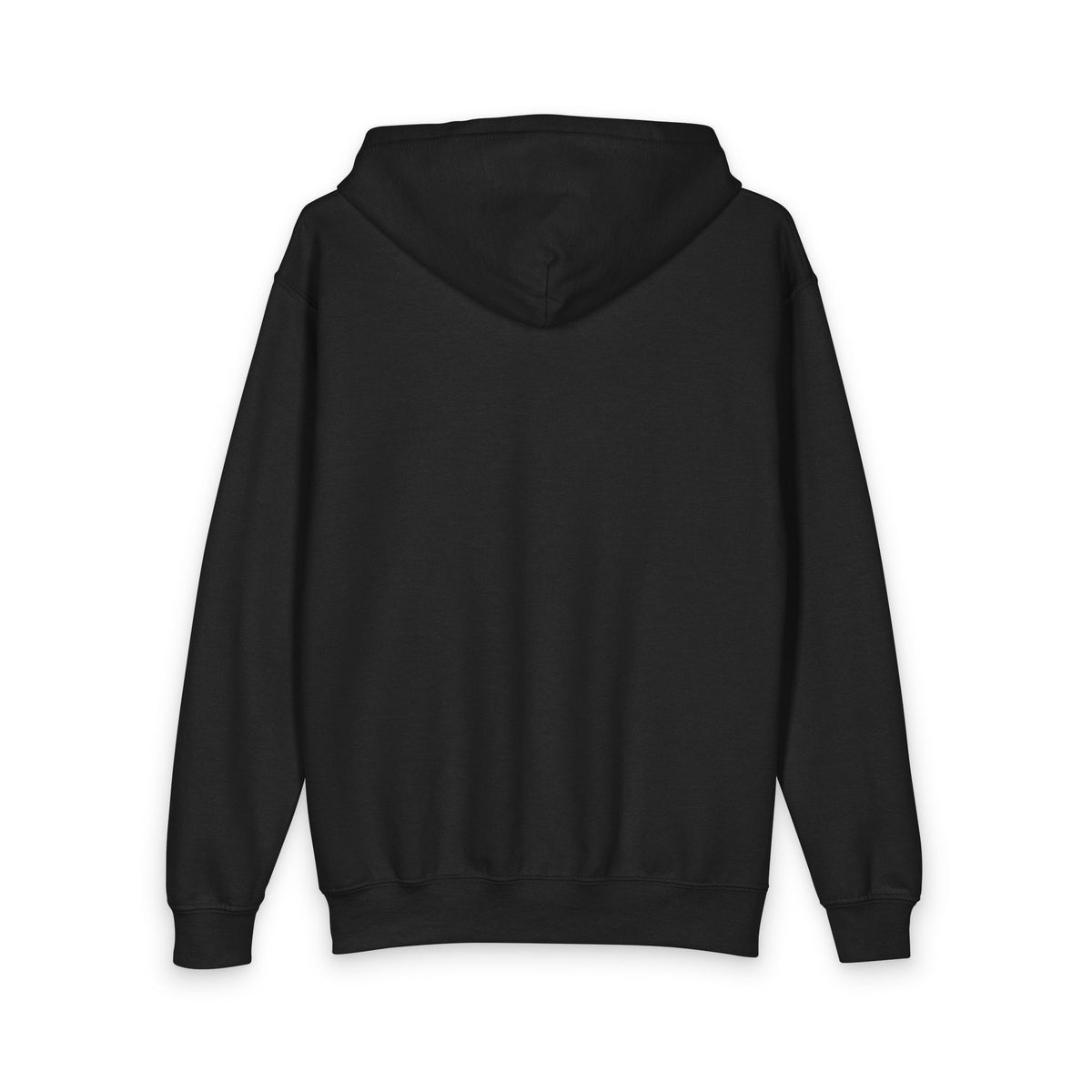Youth Zip Hoodie — 80s Retro Neon Heart "80's Made Me" Design