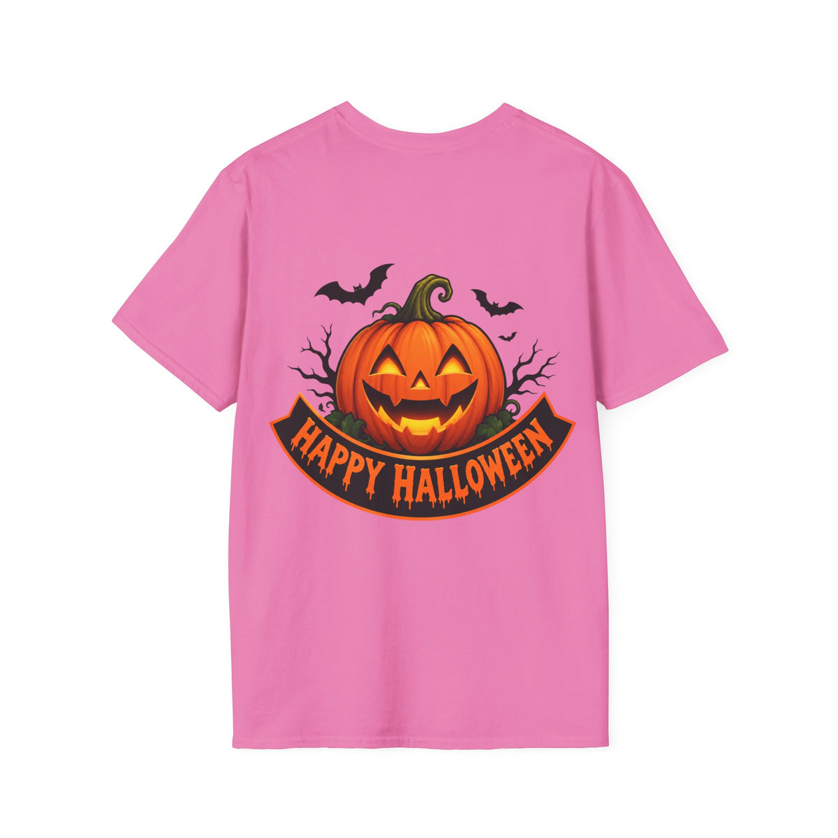 Halloween Pumpkin T-Shirt — 'Treat or Trick' Jack-o'-Lantern Design
