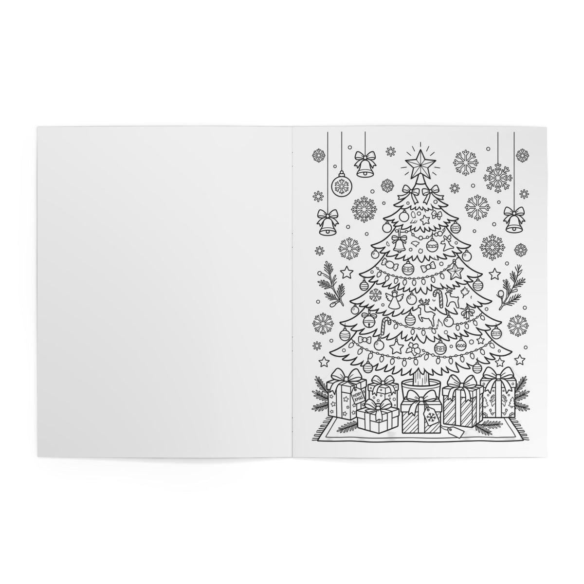 Christmas Colouring Book — Festive Holiday Coloring Book for Kids & Adults